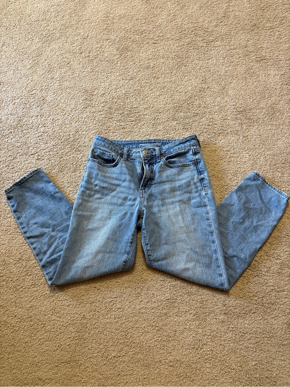 Old Navy Light Blue Straight Leg Women's Jeans
